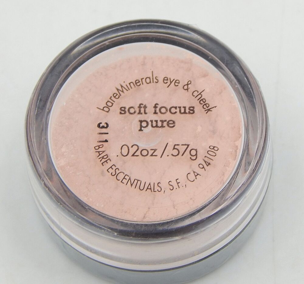 bareMinerals i.d Eye & Cheek Soft Focus Pure Powder .02 oz / .57g SEALED